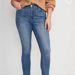 High Waisted Skinny Ankle Jeans